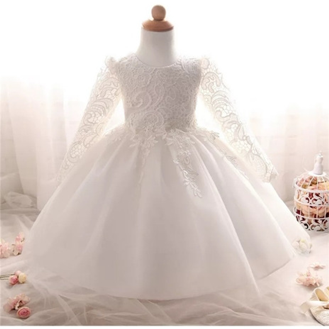 Vestido Bautizo Bebé De 12 A 18 Meses 1