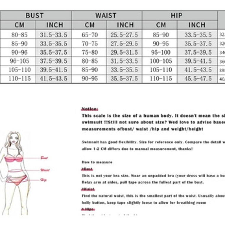 Traje De Baño Multicolor Pe 4