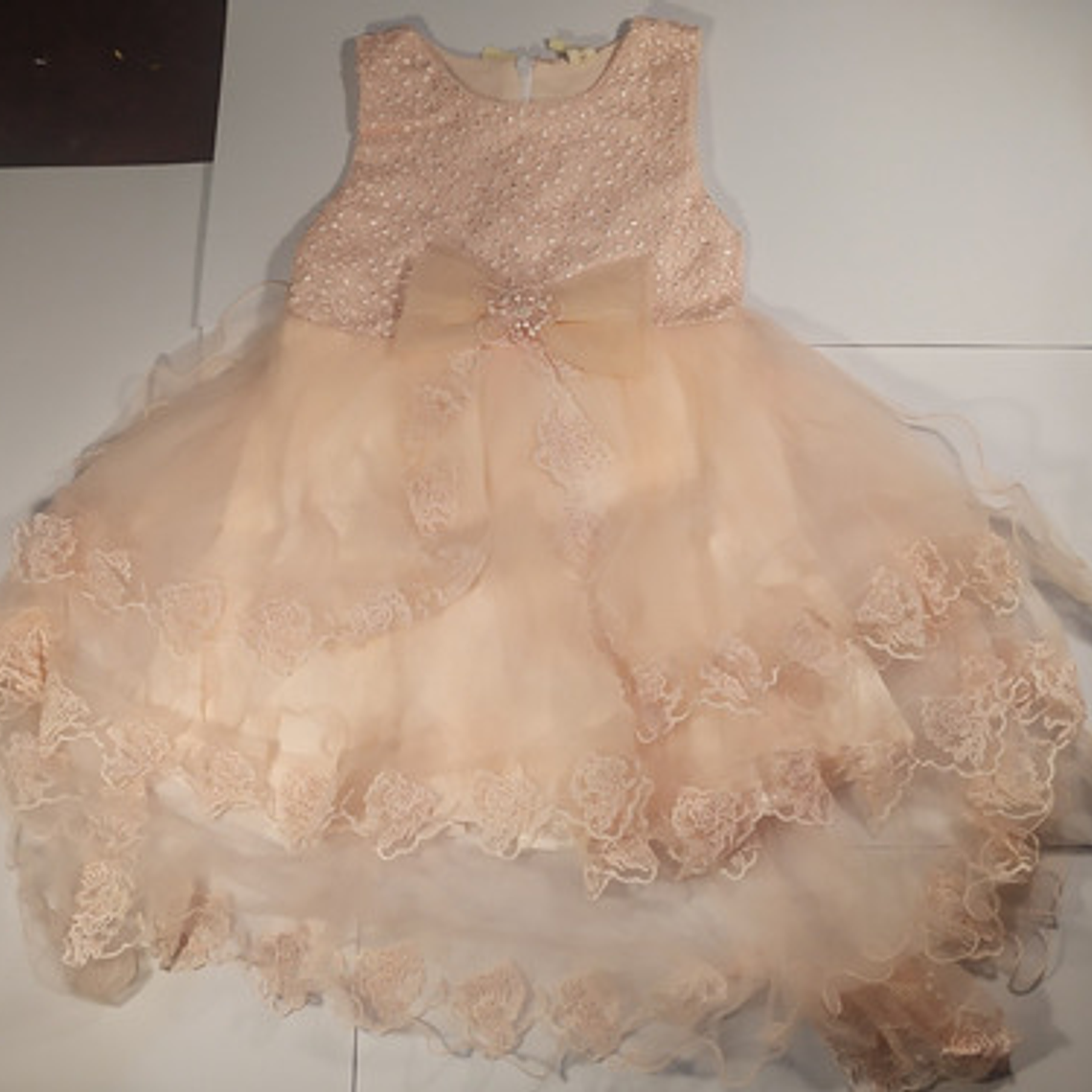 Vestido Niña Fiesta Bautizo Presentación Talla 2 A Talla 8 2