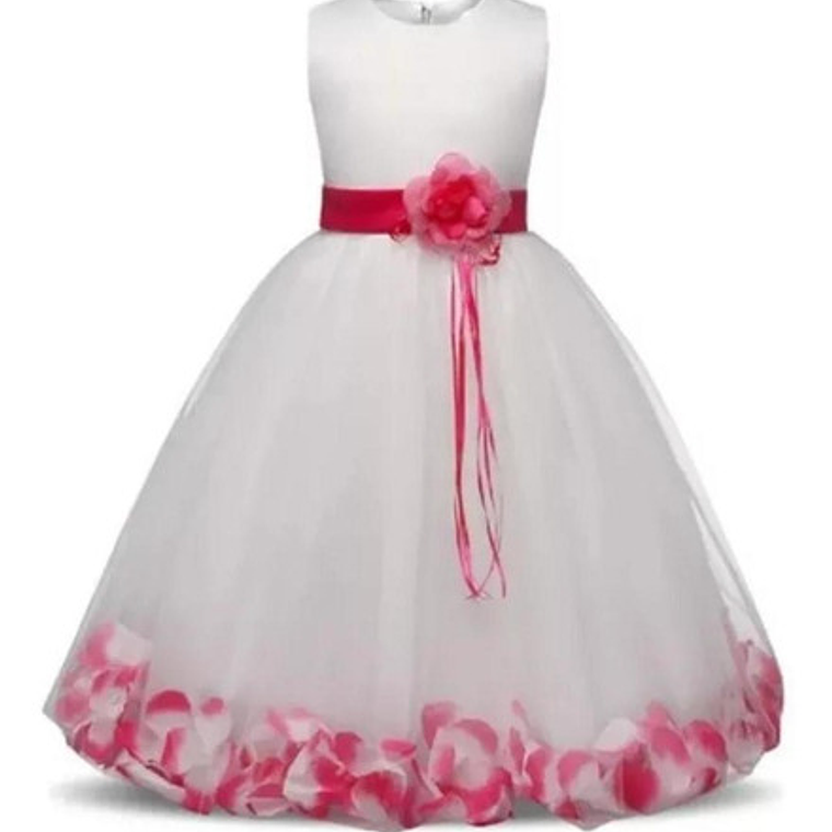 Vestido Fiesta Y Bautizo Bebe / Niña Talla 1 A Talla 12. 1