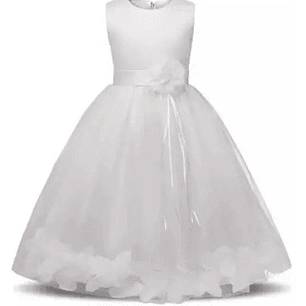 Vestido Fiesta Y Bautizo Bebe / Niña Talla 1 A Talla 12.