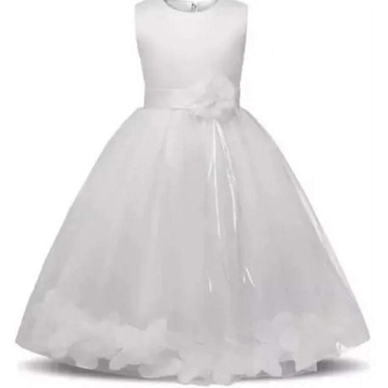 Vestido Fiesta Y Bautizo Bebe / Niña Talla 1 A Talla 12. 2