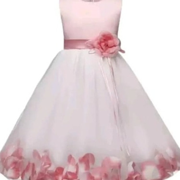 Vestido Fiesta Y Bautizo Bebe / Niña Talla 1 A Talla 12. 3