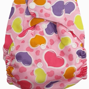 5 Pañales Ecológicos + 5 Insertos Microfibra 3 Capas