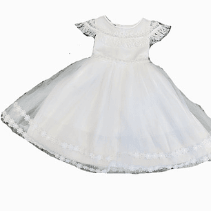 Vestido Niña Fiesta, Bautizo Talla 2 A Talla 4