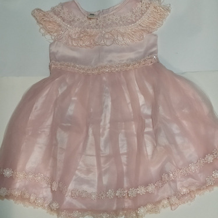 Vestido Niña Fiesta, Bautizo Talla 2 A Talla 4 2