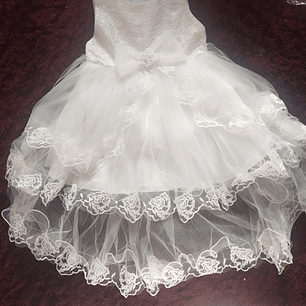 Vestido Niña Fiesta Bautizo Presentación Talla 2 A Talla 8