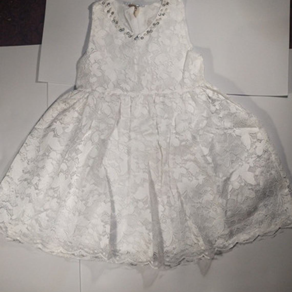 Vestido Niña Fiesta Bautizo Presentación Talla 2 A Talla 8 6