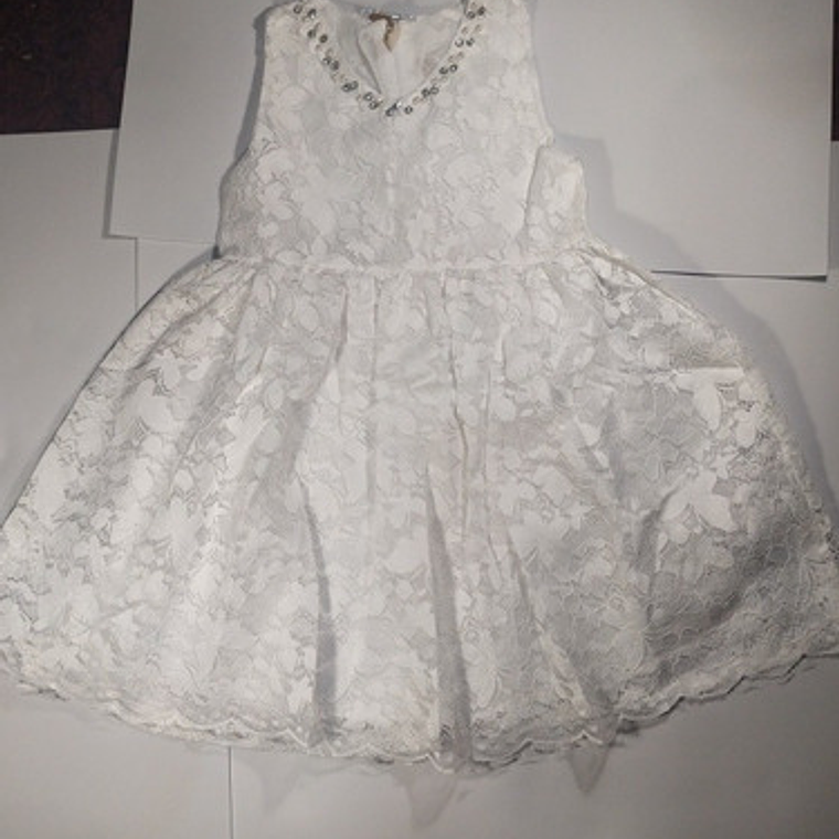 Vestido Niña Fiesta Bautizo Presentación Talla 2 A Talla 8 6