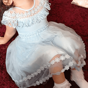 Vestido Fiesta Niñas Talla 2 A Talla 8