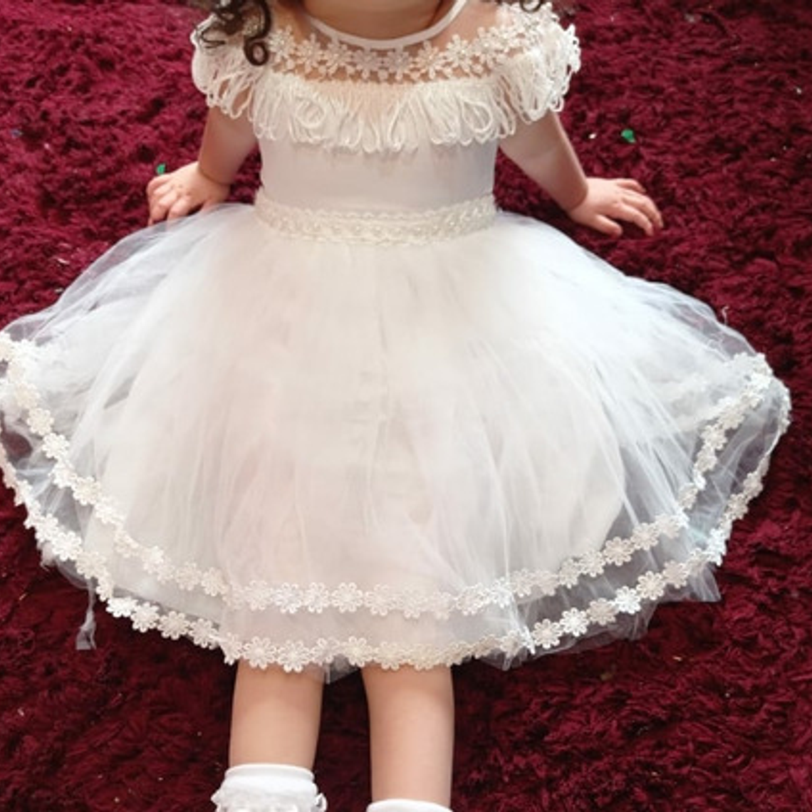 Vestido Fiesta Niñas Talla 2 A Talla 8 3