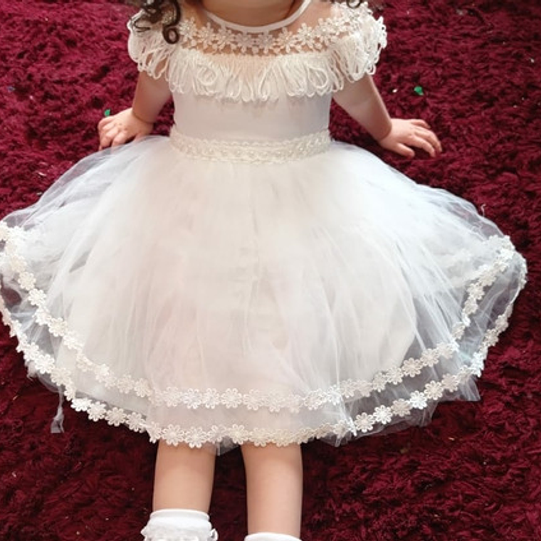 Vestido Fiesta Niñas Talla 2 A Talla 8 3