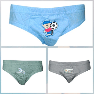 Pack 12 Calzoncillos 100% Algodon Niño Talla 3 Años