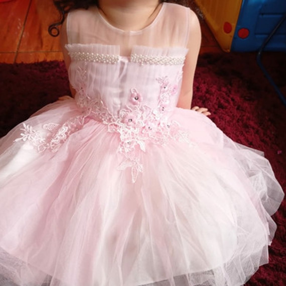 Vestido Fiesta, Bautizo, Niña Talla 1 A Talla 8. 1