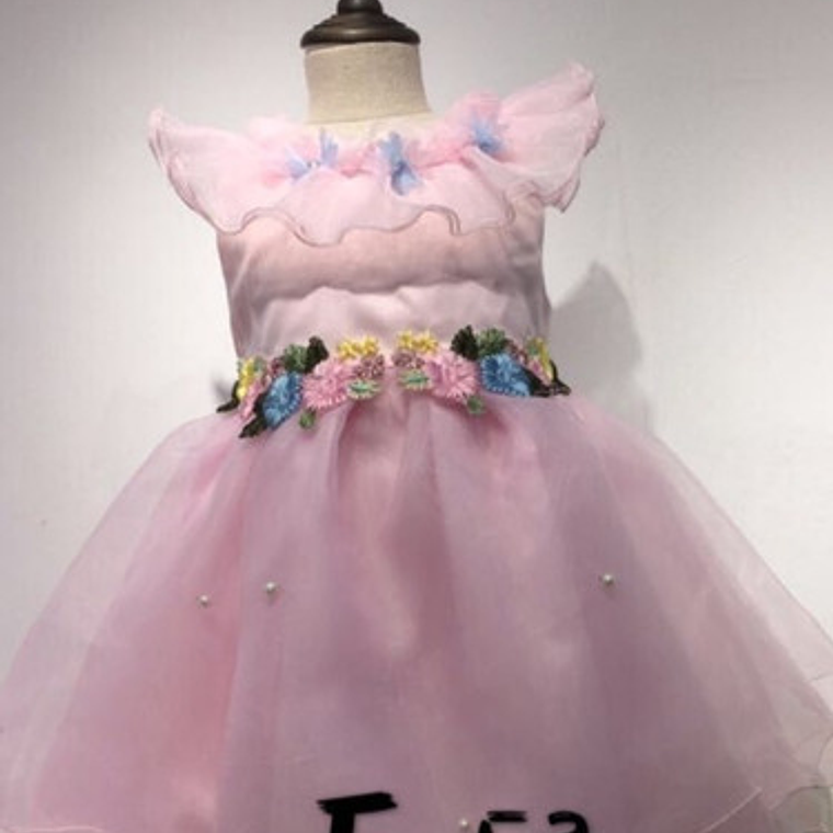 Vestido Unicornio De Talla 1 Año A 4 Años. 1