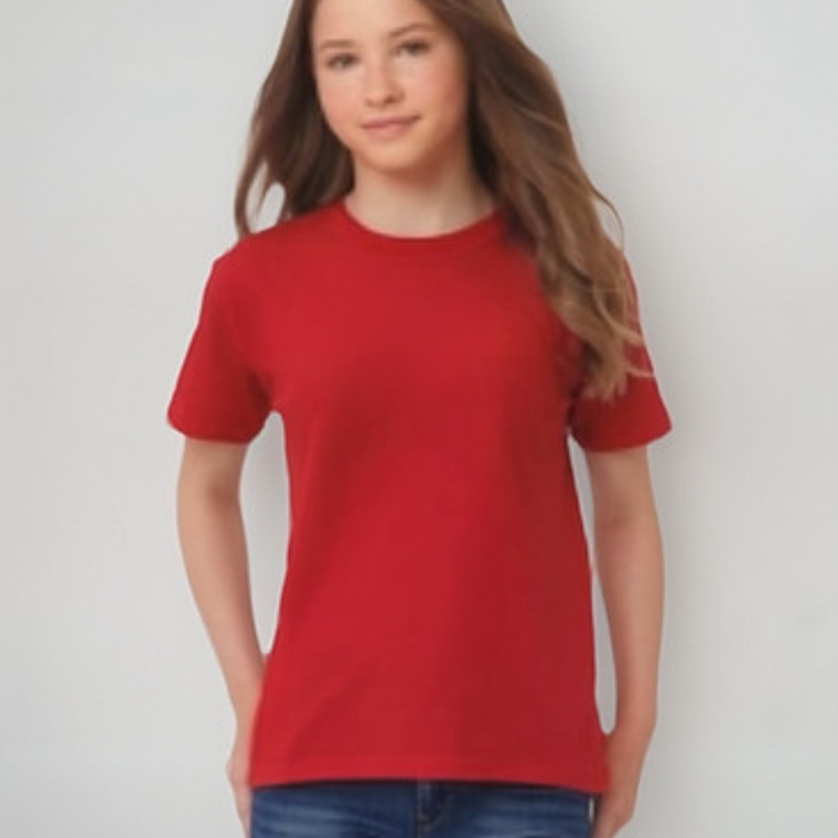 6 Camisetas De Algodón Manga Corta Colores De Niñ@s + Envio 5