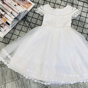 Vestido Niña Fiesta Bautizo Talla 2 A Talla 8