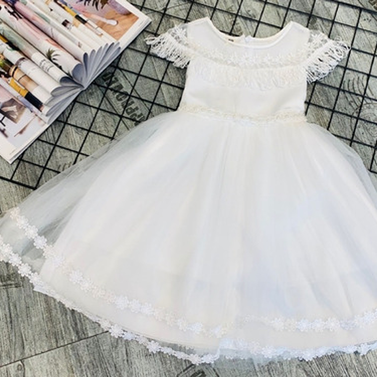 Vestido Niña Fiesta Bautizo Talla 2 A Talla 8 1