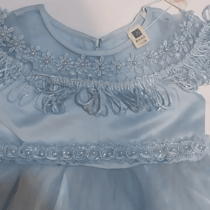 Vestido Niña Fiesta Bautizo Talla 2 A Talla 8