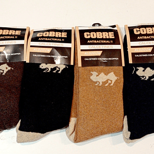 12 Pares Calcetines De Cobre Hombre