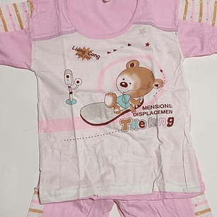 Pijama De Niña, Bebe Talla 3 Meses A 16 Años