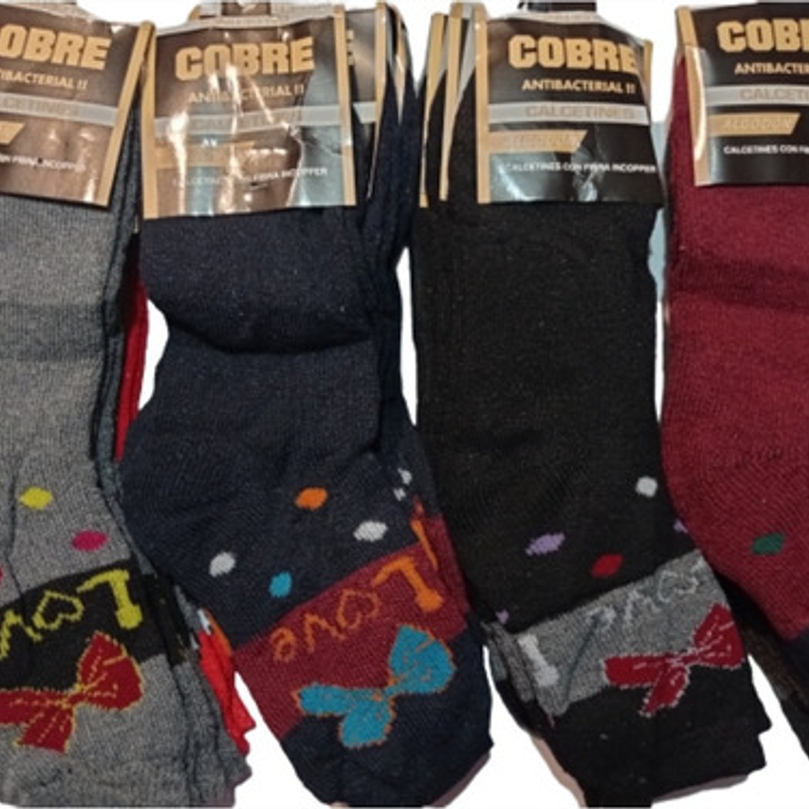 12 Pares Calcetines De Cobre De Mujer 4