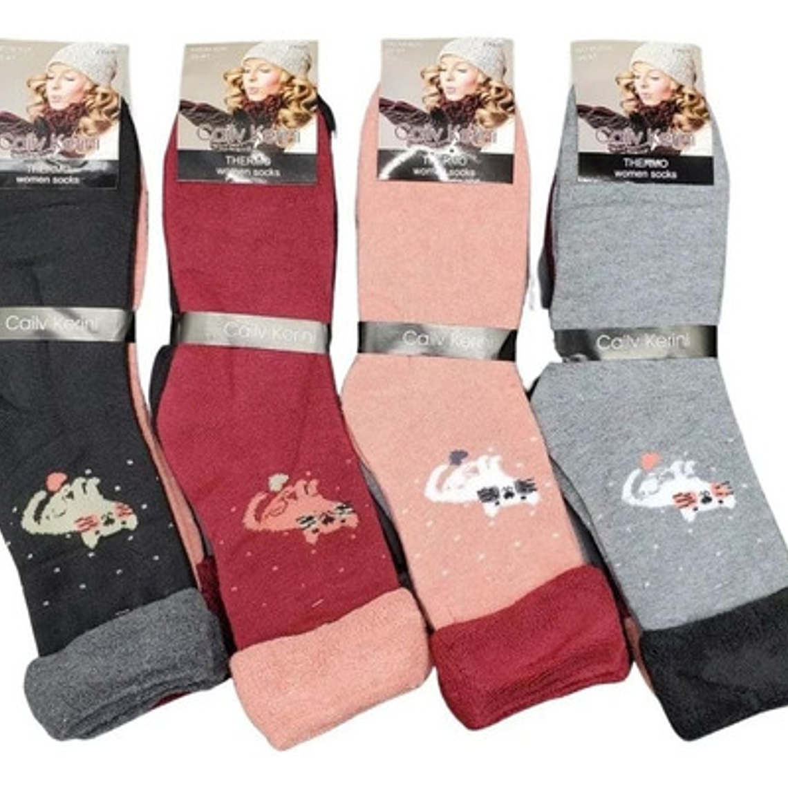 12 Pares Calcetines De Mujer Gruesos Especial Invierno 1