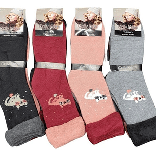 12 Pares Calcetines De Mujer Gruesos Especial Invierno