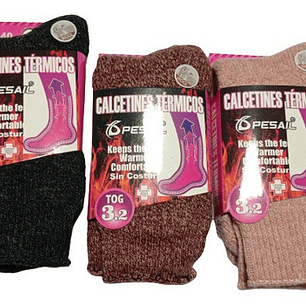 Calcetines Térmicos Sin Costura X 6