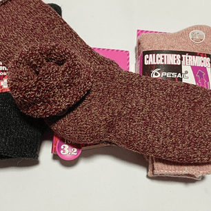 Calcetines Térmicos Sin Costura X 6