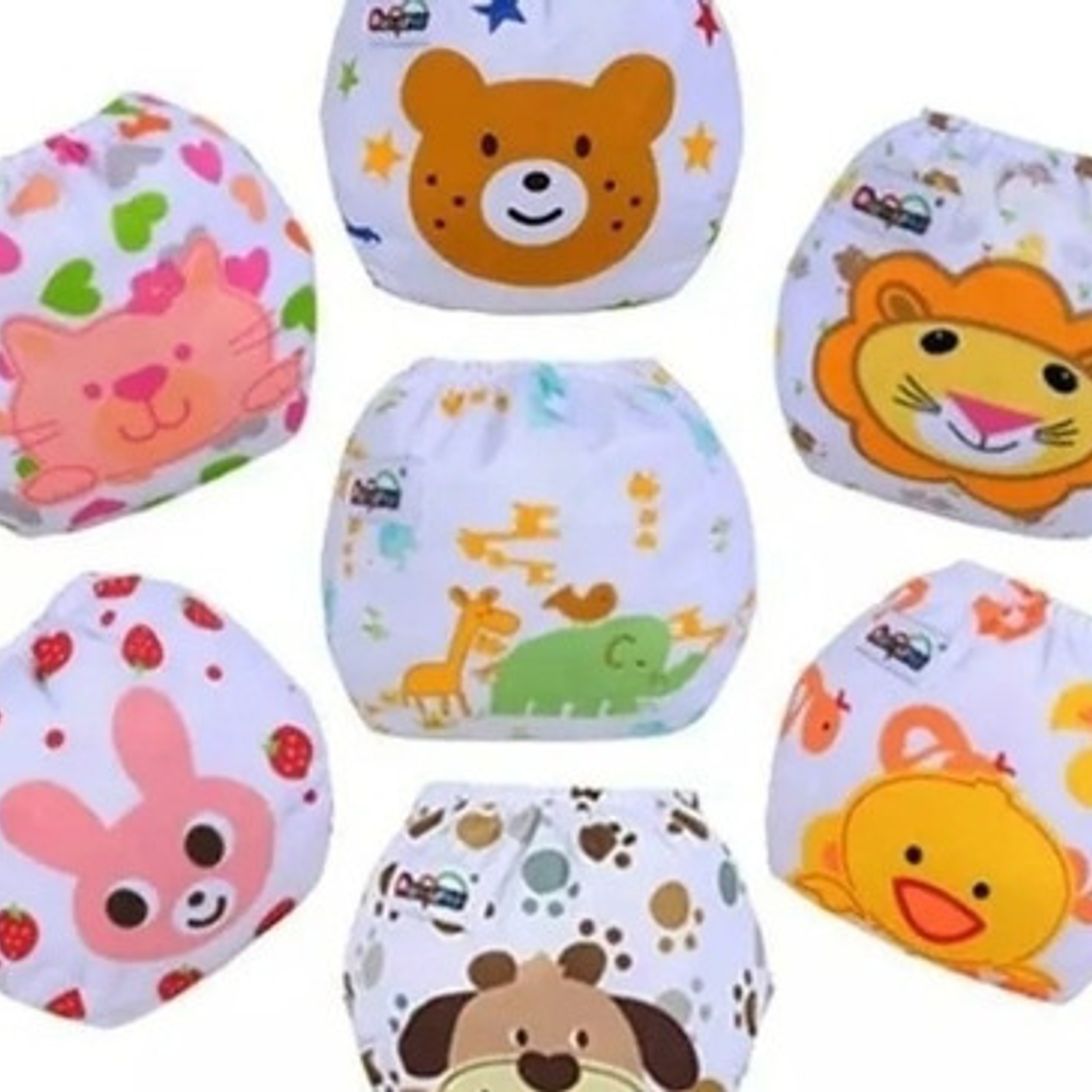  4 Pañales Ecológicos + 4 Insertos Bamboo 4 Capas 1