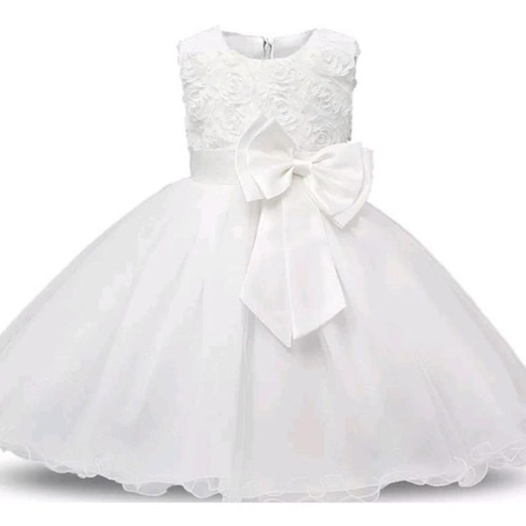 Vestido Bautizo, Fiesta, Gala Niña Y Bebe 3m-14años 4