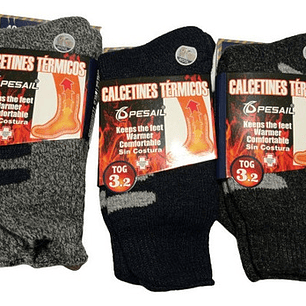 Calcetines Térmicos Sin Costura X 6