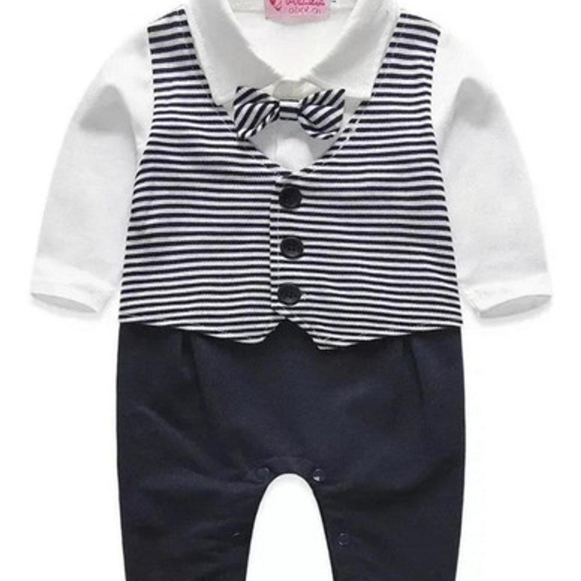 Traje Bautizo Bebe Niño 3 Meses A 24 Meses 2