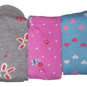 12 Pantys Calentitas Invierno Niño O Niña Talla 1 A Talla 12