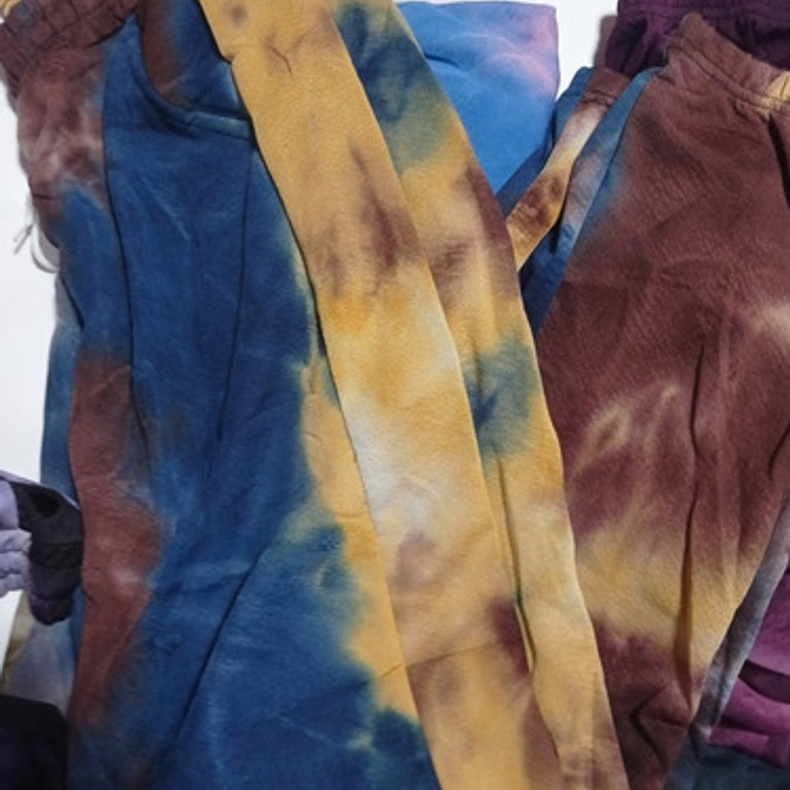 3 Pantalones Joggers Verano Buzo Mujer Tie Dye 5