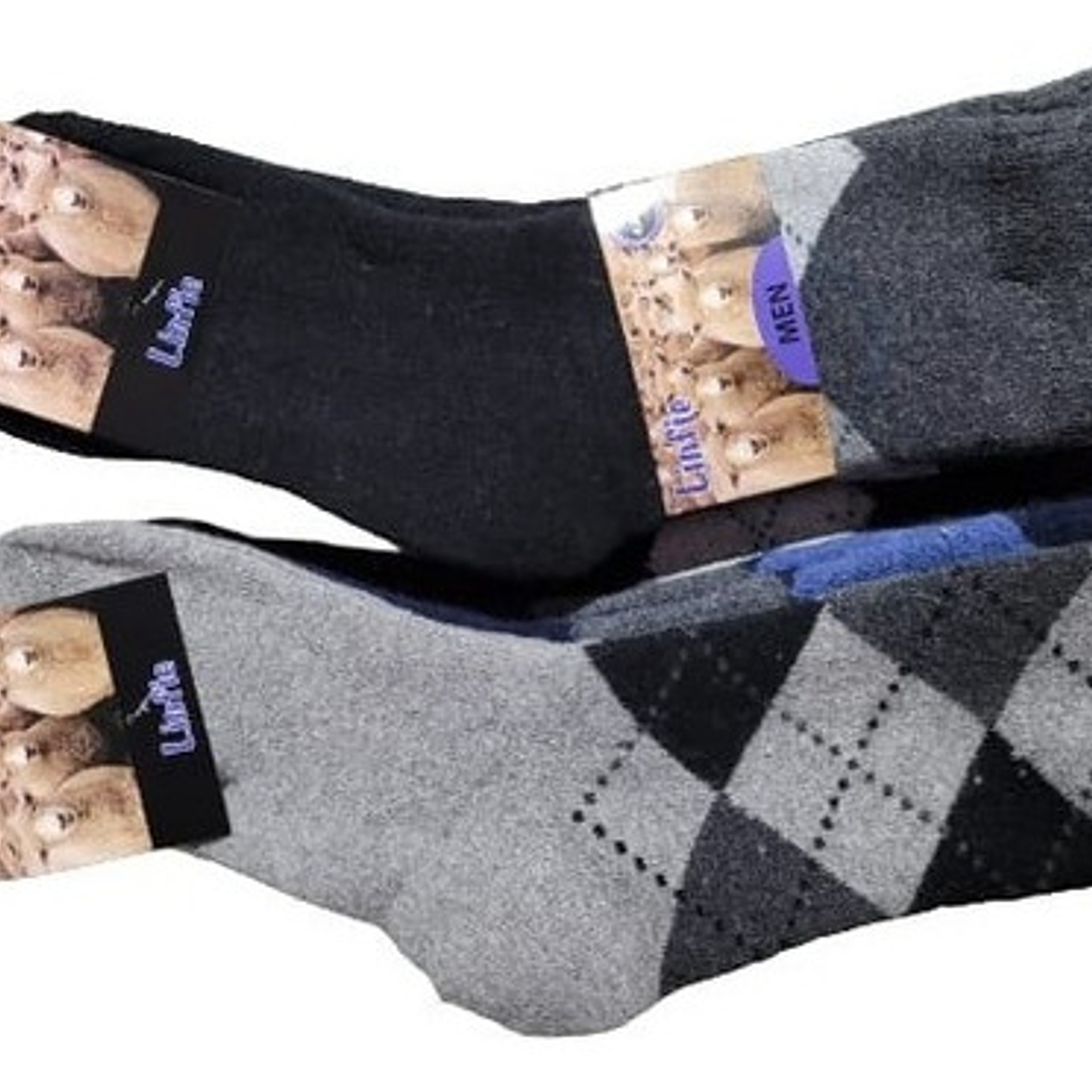 Pack 6 Calcetas De Angora Mujer (lana De Oveja) Calentitos  4