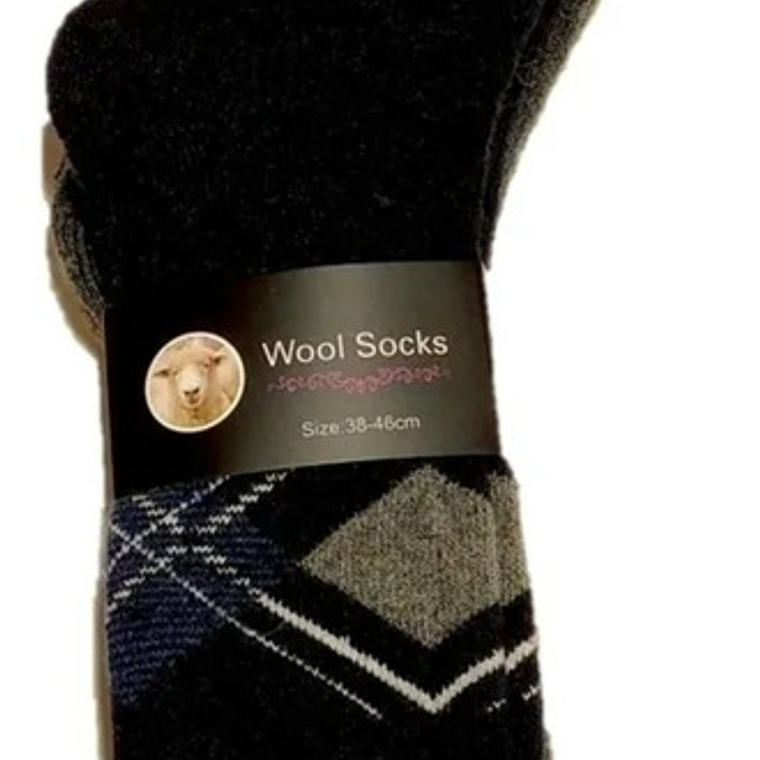 Pack 6 Pares Calcetines De Angora ( Lana De Oveja) Mujer 3