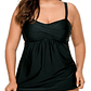 Tankini Talla Grande Negro - Miniatura 1
