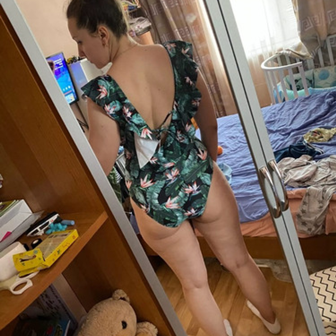 Traje De Baño Entero Corte V Profundo  15