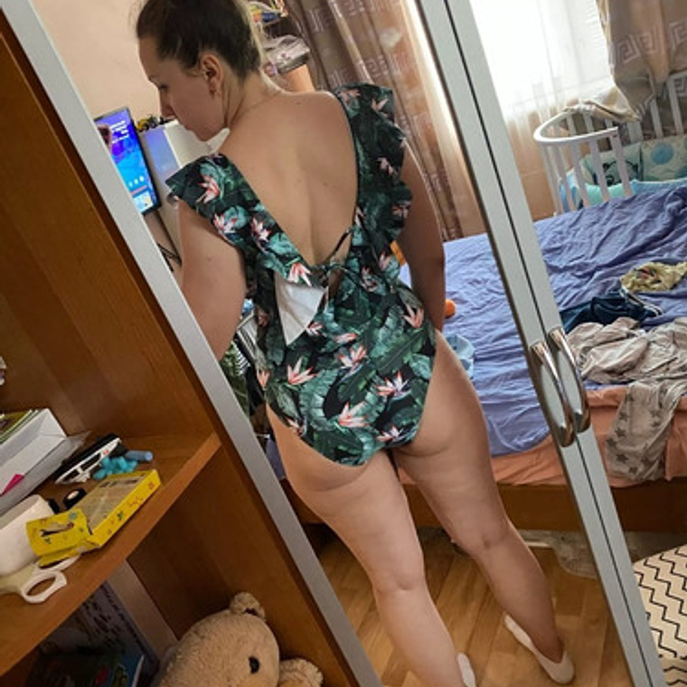 Traje De Baño Entero Corte V Profundo  15