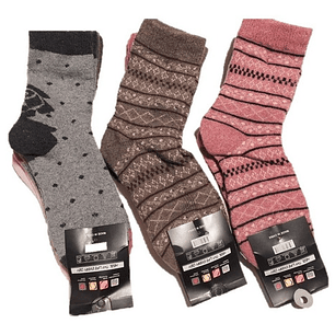 Calcetín Mujer O Hombre Angora Lana De Oveja(12 Pares)+regal