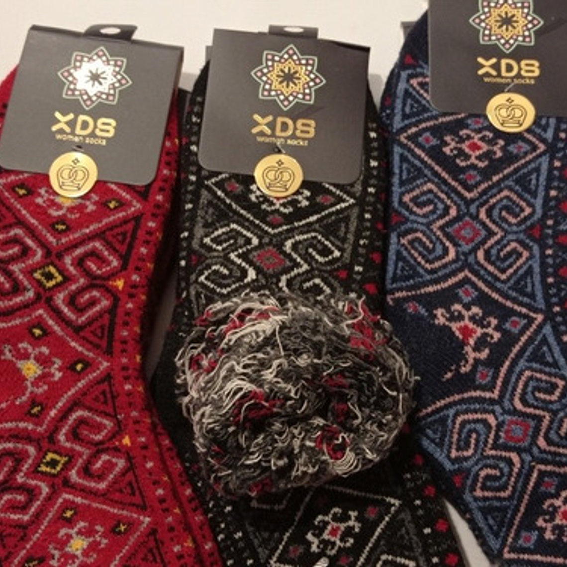 Calcetín Mujer O Hombre Angora Lana De Oveja(12 Pares)+regal 7