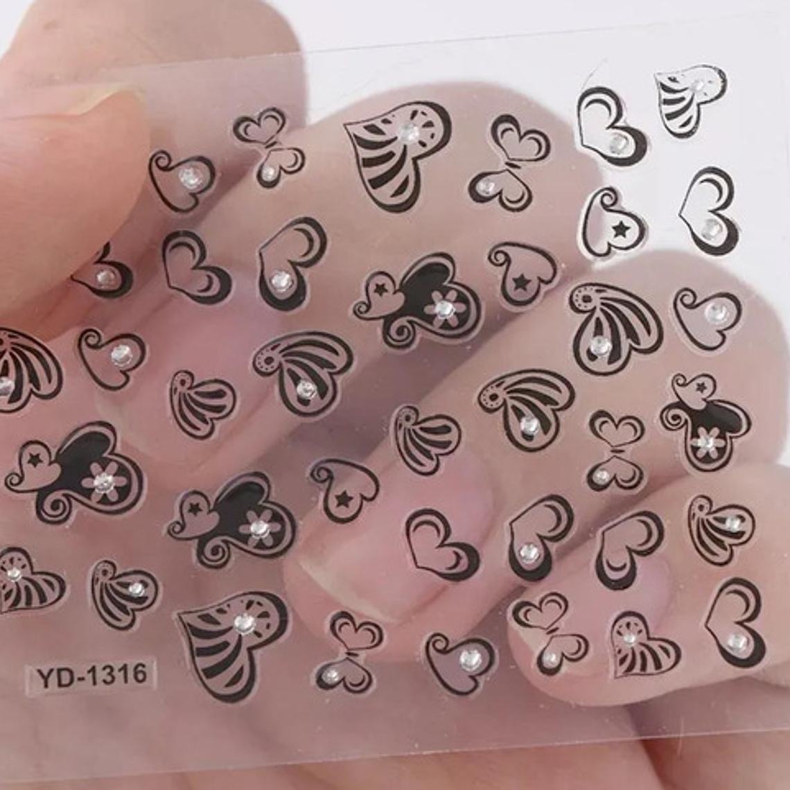 80hojas Stickers De Uñas 3d 3