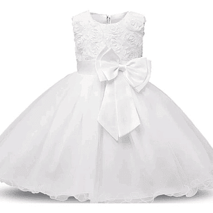 Vestido Bautizo Bebé De 6 A 12 Meses