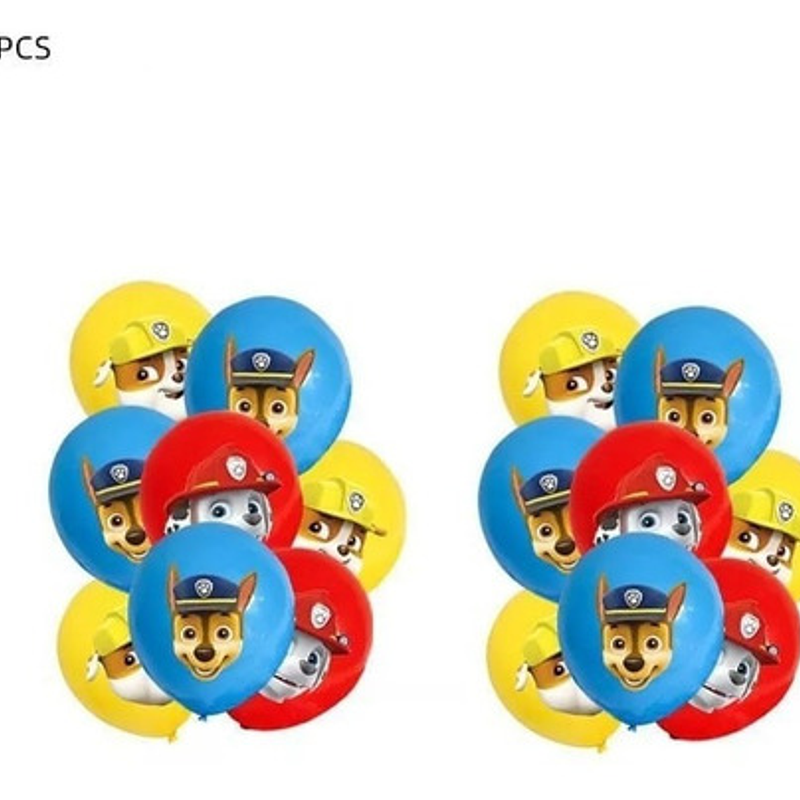 Cotillon Paw Patrol Cumpleaños 3