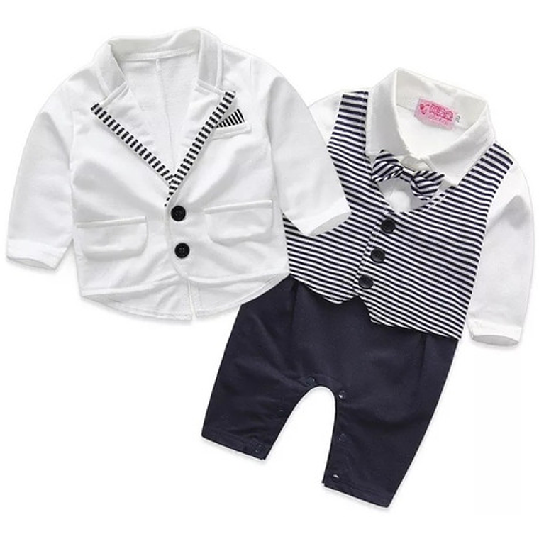 Traje Bautizo Bebé Niño 3-6 Meses 1