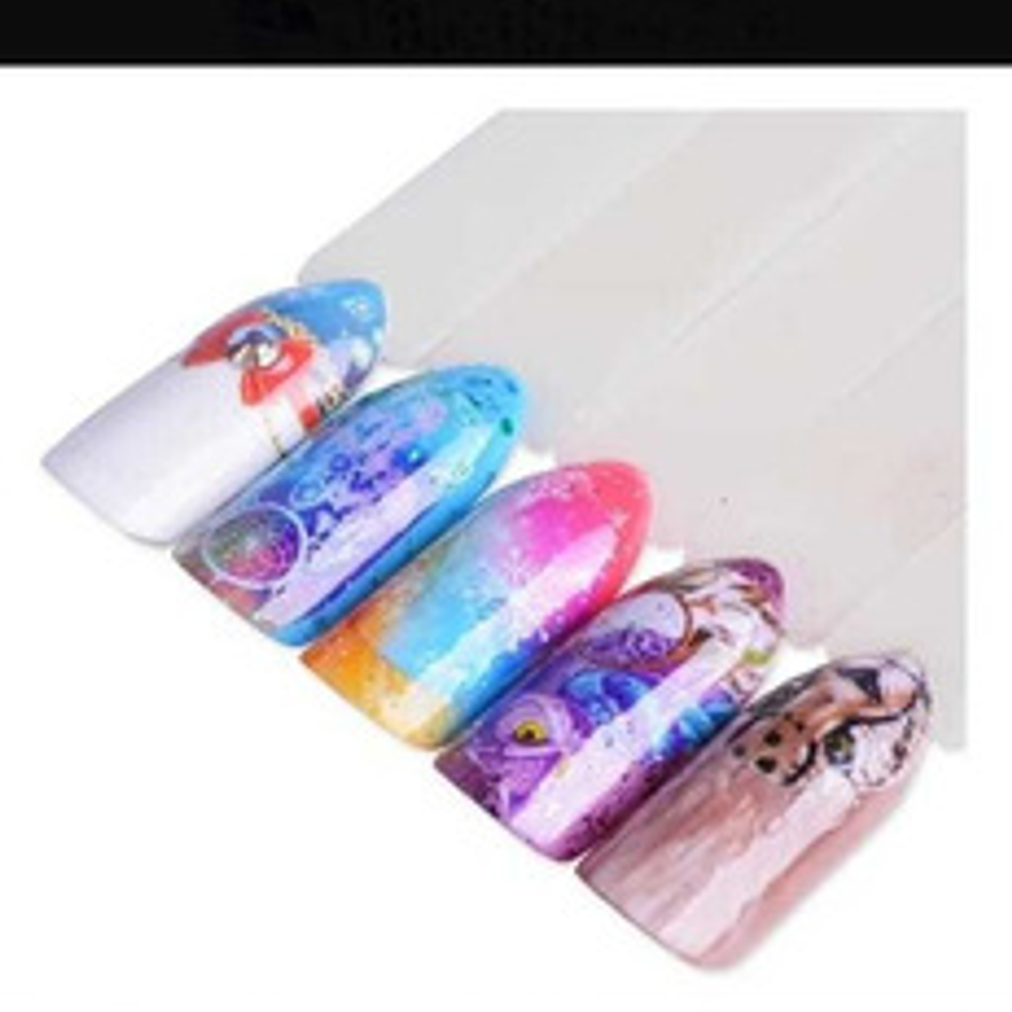 15 Láminas De Stickers De Uñas Al Agua 4