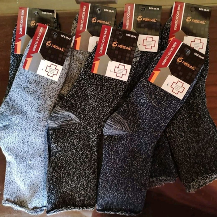 12 Calcetines Gruesos Invierno Hombre 12