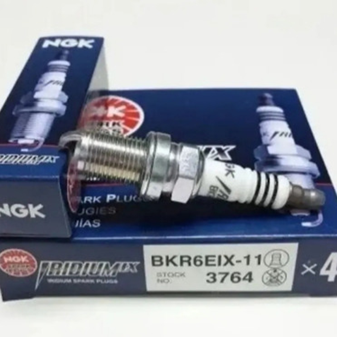 Pack 4 Bujías Ngk Bkr6eix-11 Iridium Japón 3